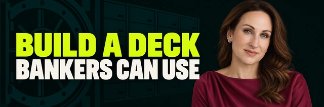 Stacy Bishop beside the headline “BUILD A DECK BANKERS CAN USE”
